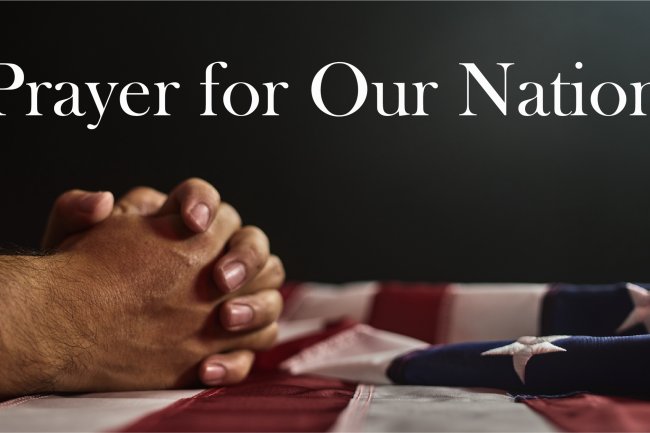 Today we are praying for our country and for ourselves
